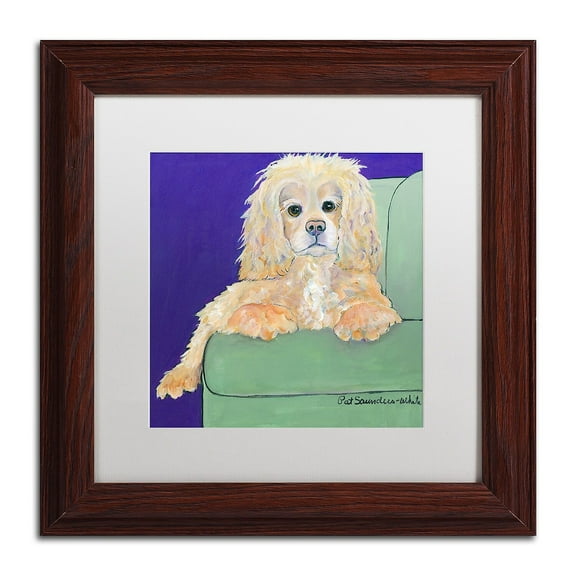 Trademark Fine Art Animals Matted Framed Art ' Betty Boop ' by Pat Saunders-White