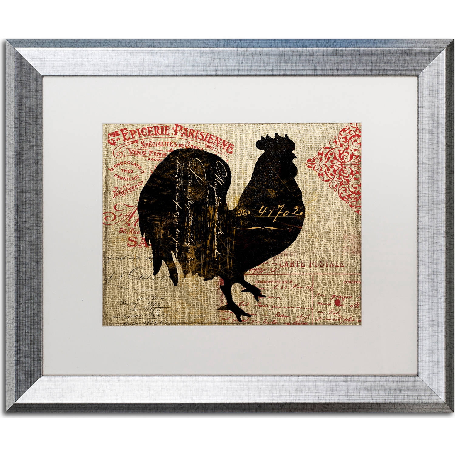 Trademark Fine Art Animals Matted Framed Art ' Paris Farms IV ' by Color Bakery