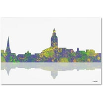 Trademark Fine Art "Annapolis Maryland Skyline 2" Canvas Art by Marlene Watson