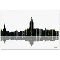 Trademark Fine Art "Annapolis Maryland Skyline" Canvas Art by Marlene Watson