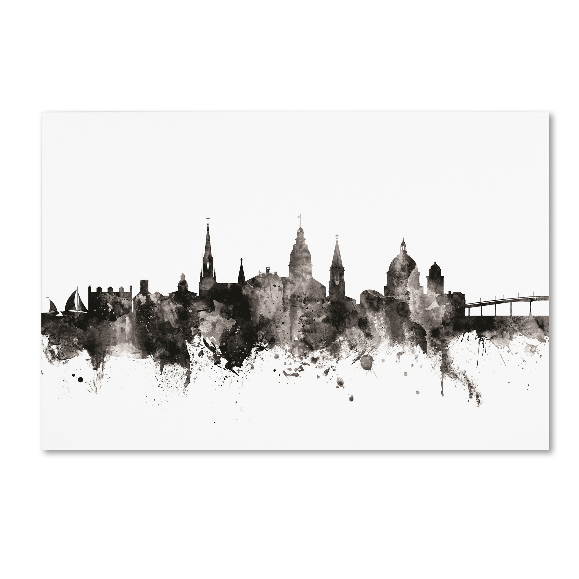 Trademark Fine Art 'Annapolis Maryland Skyline' Canvas Art