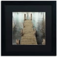 thumbnail image 1 of Trademark Fine Art "Annecy Pier" Canvas Art by Alan Blaustein, Black Matte, Black Frame, 1 of 4