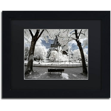 Trademark Fine Art "Another Look at Paris VI" Canvas Art by Philippe Hugonnard, Black Matte, Black Frame