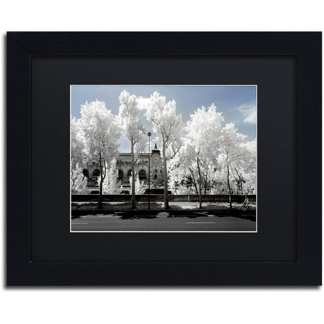 Trademark Fine Art "Another Look at Paris XVI" Canvas Art by Philippe Hugonnard, Black Matte, Black Frame
