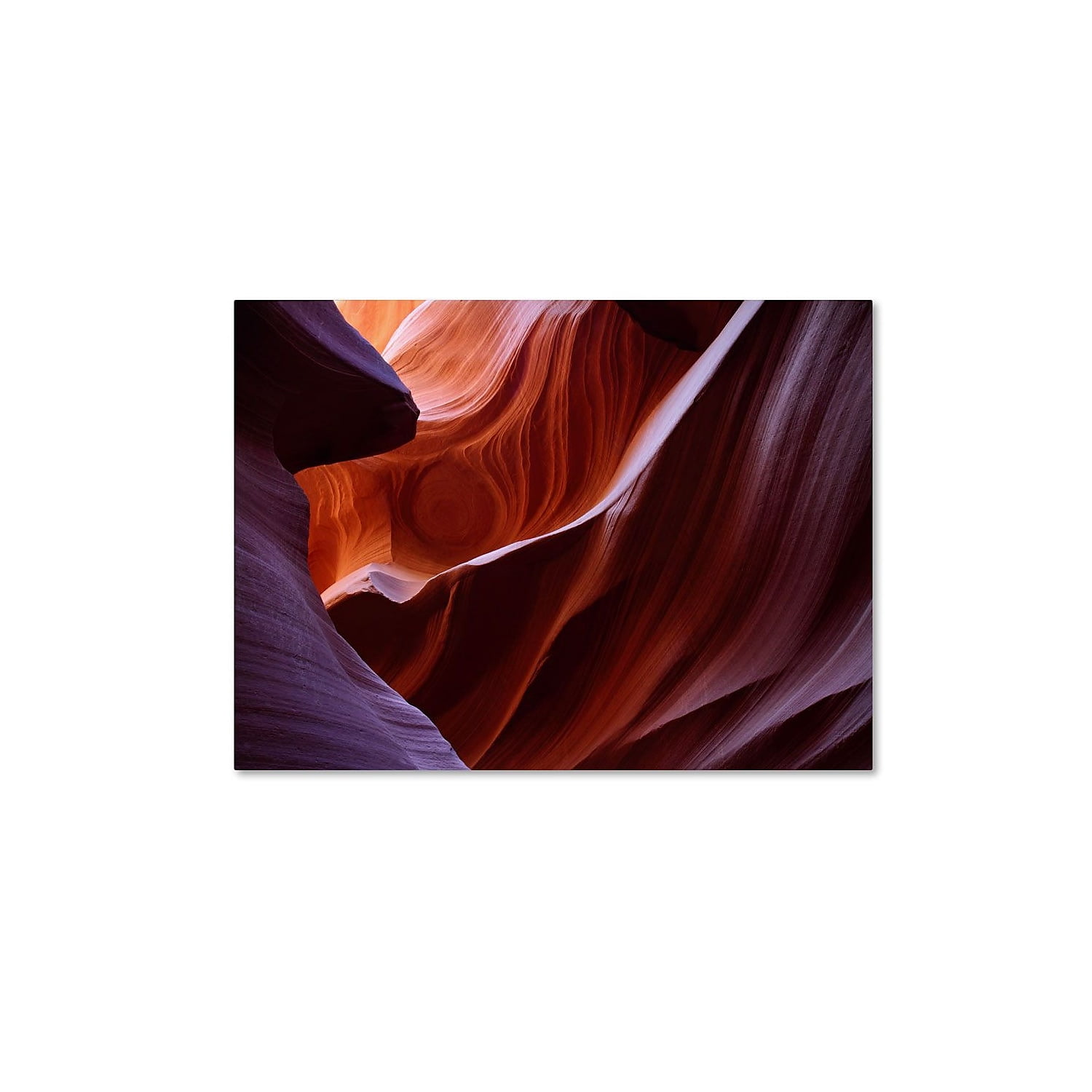 Antelope Canyon Landscape Canvas Art in Warm Tones