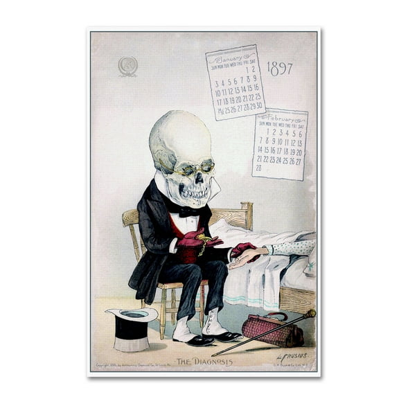 Trademark Fine Art 'Antikamnia Calendar 2' Canvas Art by Vintage Lavoie