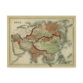 thumbnail image 1 of Trademark Fine Art 'Antique Map of Asia' Canvas Art by Johnson, 1 of 1