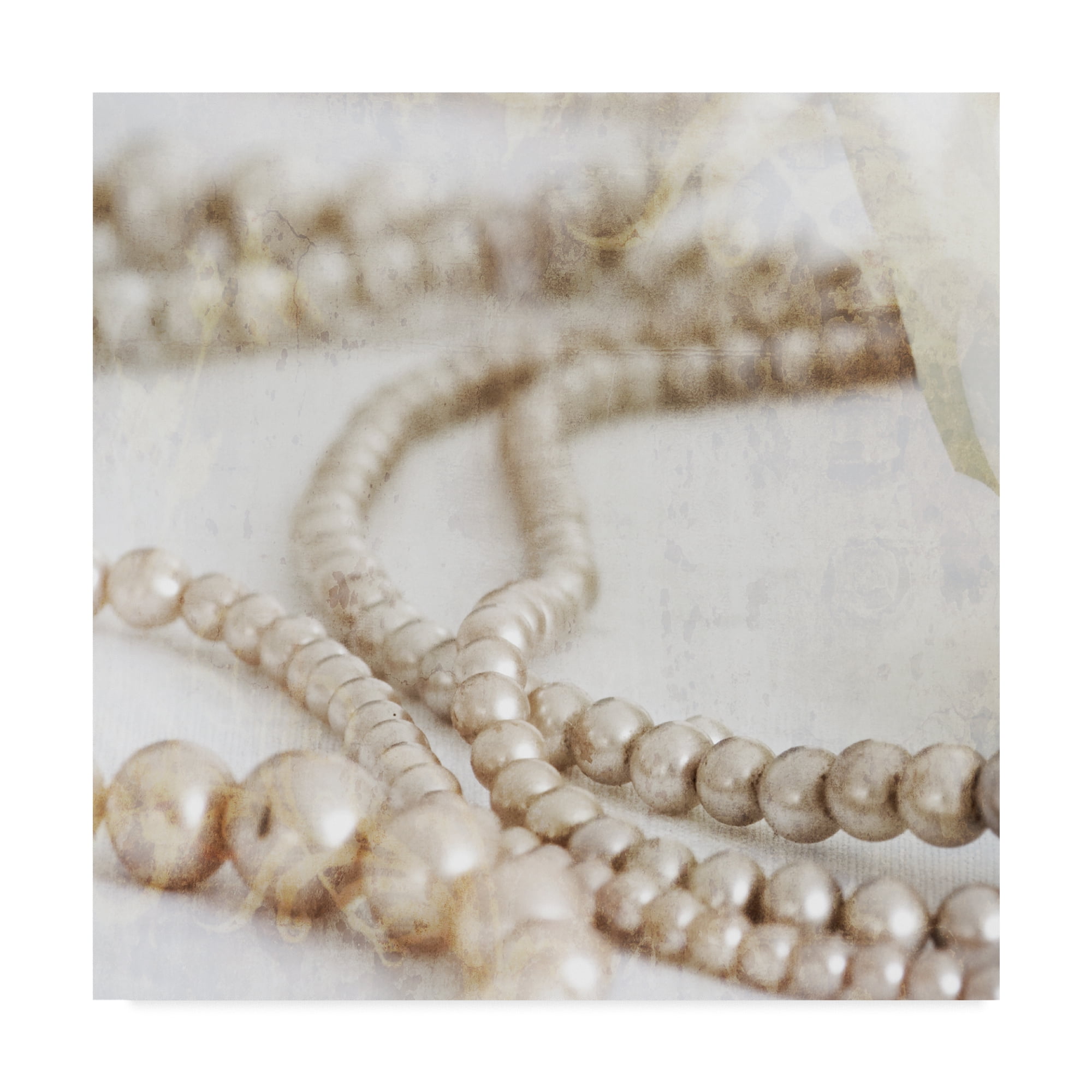 Trademark Fine Art 'Antique Pearls' Canvas Art by Tom Quartermaine