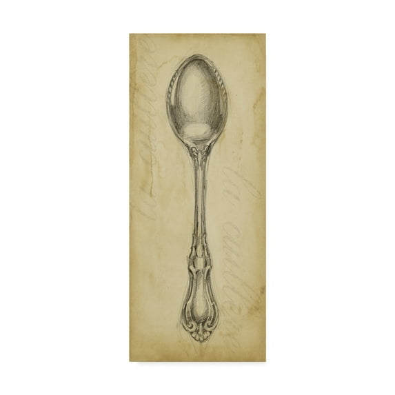 Trademark Fine Art 'Antique Spoon' Canvas Art by Ethan Harper