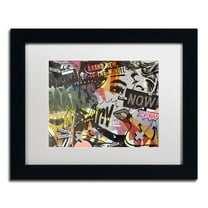 Trademark Fine Art "Anyone Now" Canvas Art by Dan Monteavaro White Matte, Black Frame