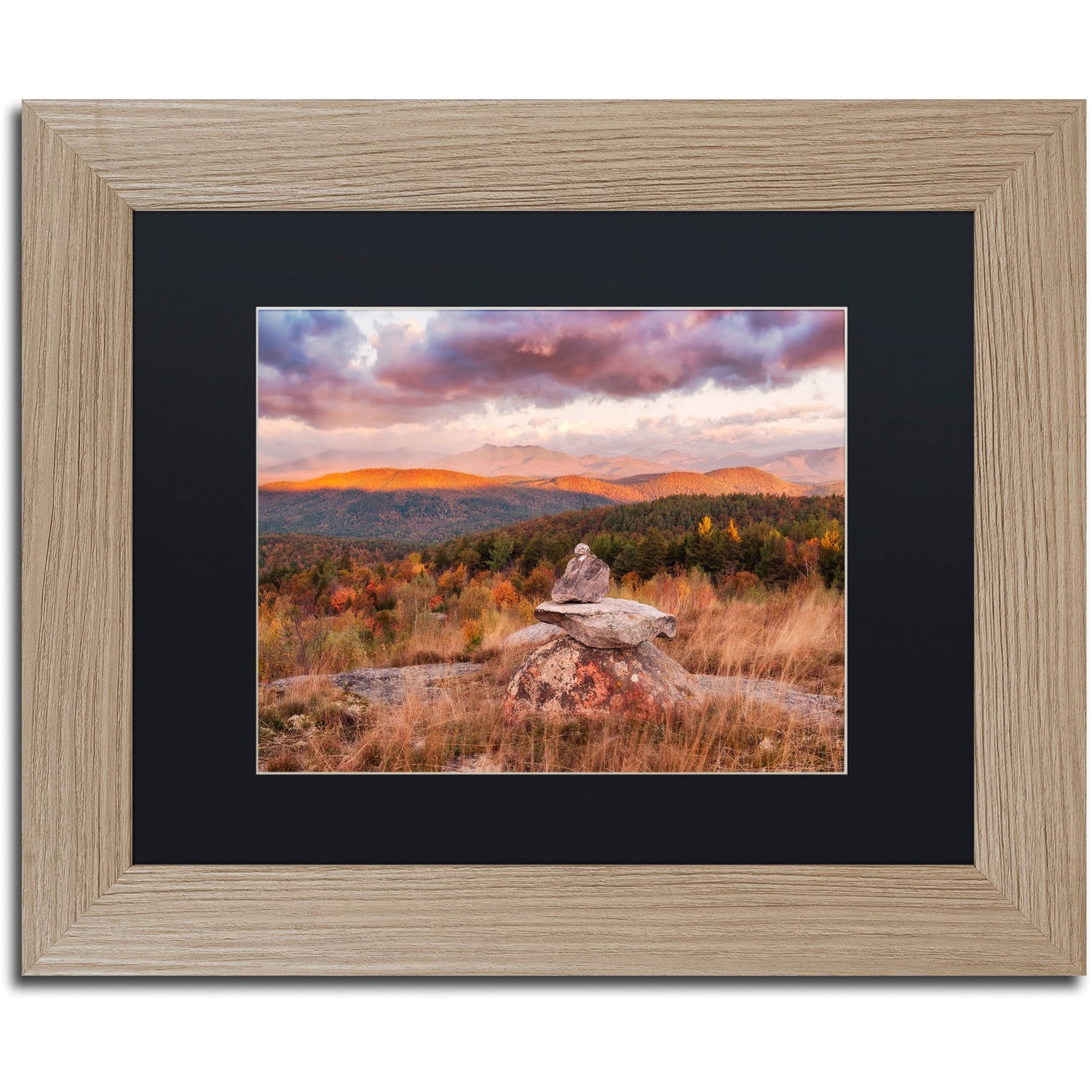 Trademark Fine Art "Apex" Canvas Art by Michael Blanchette Photography Black Matte, Birch Frame