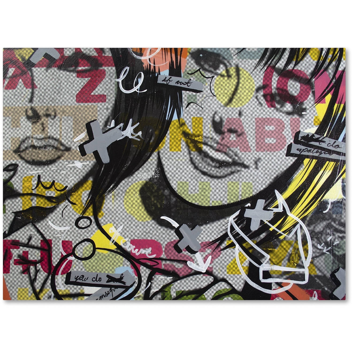 Trademark Fine Art "Apologies" Canvas Art by Dan Monteavaro