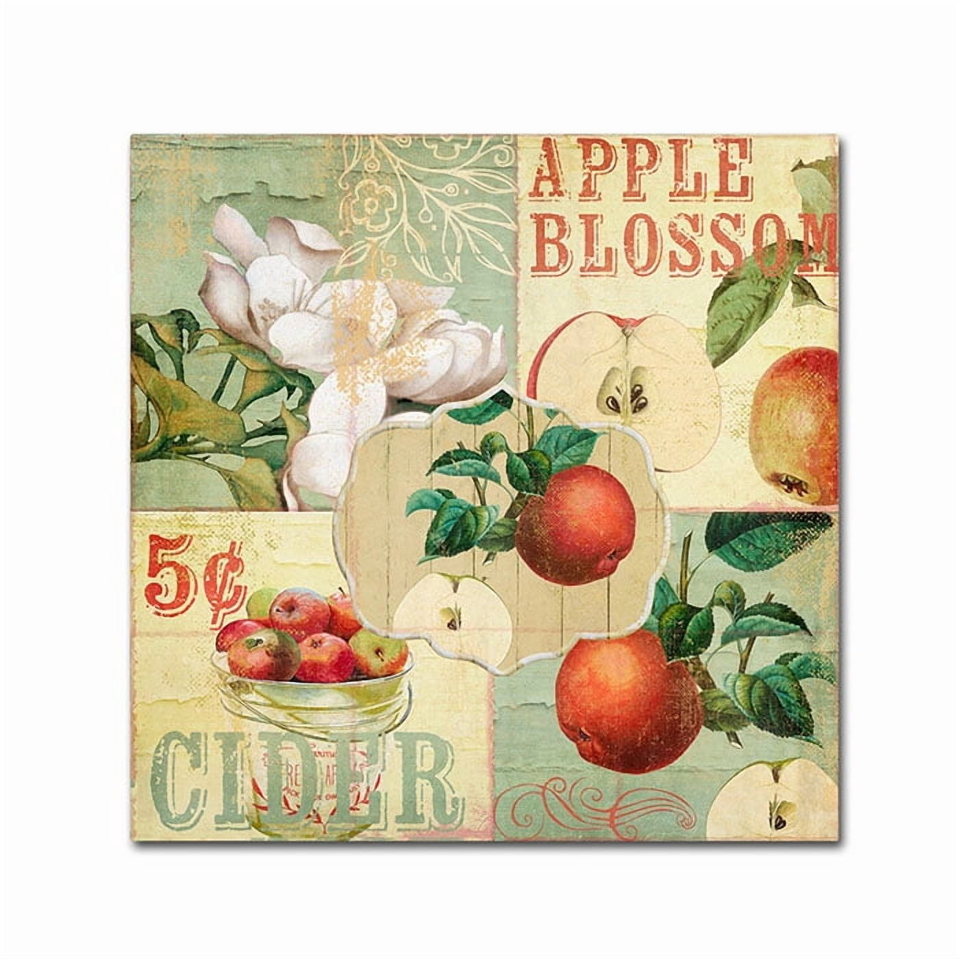 Trademark Fine Art "Apple Blossoms I" Canvas Art by Color Bakery