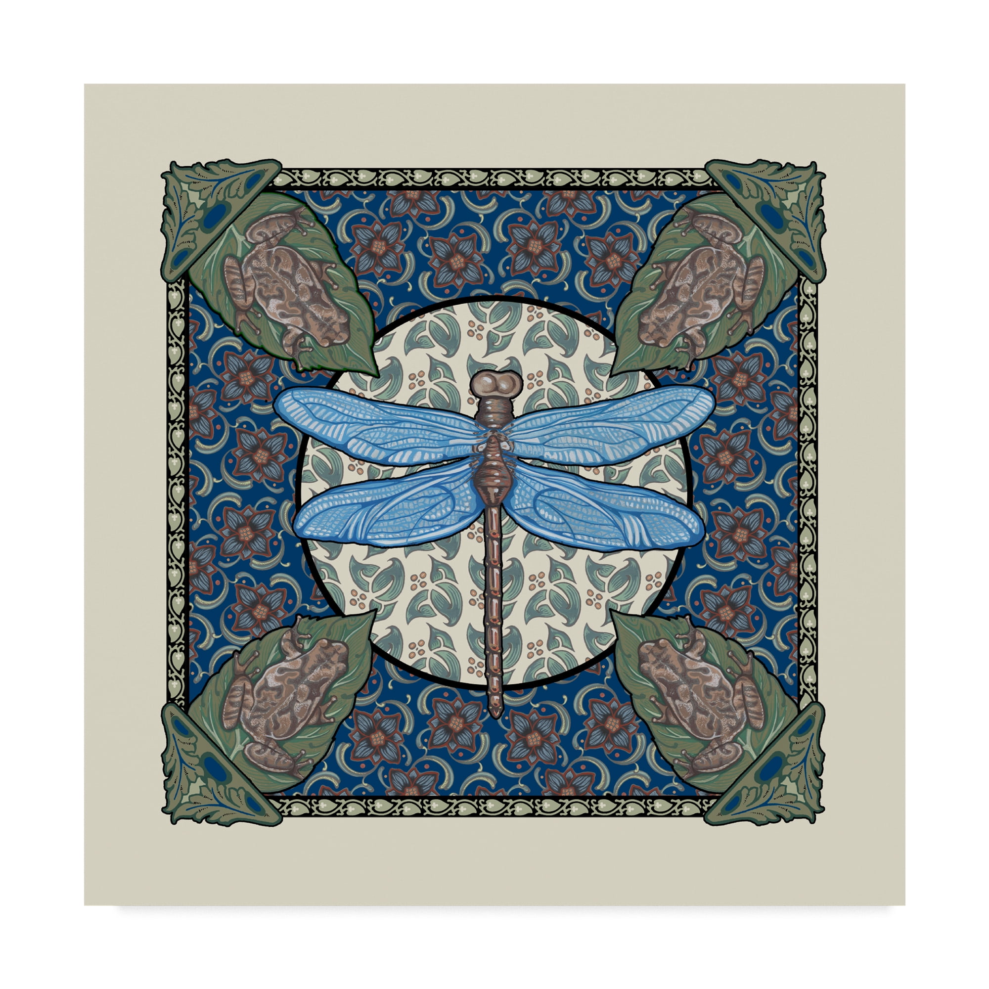 Trademark Fine Art 'Apple Dragonfly' Canvas Art by Michele Meissner
