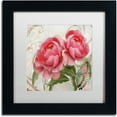 thumbnail image 1 of Trademark Fine Art "Apricot Peonies I" Canvas Art by Color Bakery White Matte, Black Frame, 1 of 1