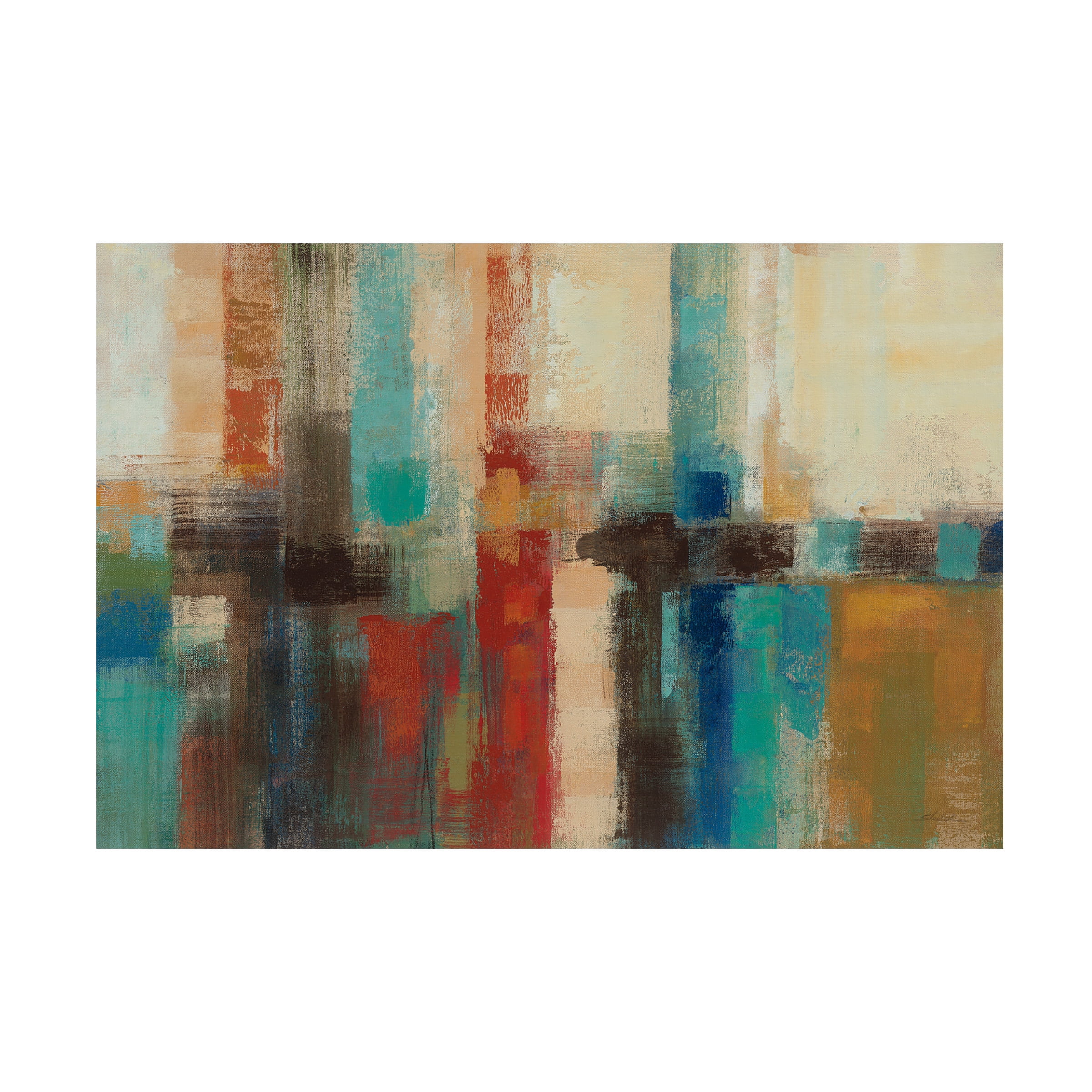 Trademark Fine Art 'Aqua Horizon' Canvas Art by Silvia Vassileva
