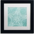 thumbnail image 1 of Trademark Fine Art "Aqua Treasure I" Canvas Art by Daphne Brissonnet, White Matte, Black Frame, 1 of 1