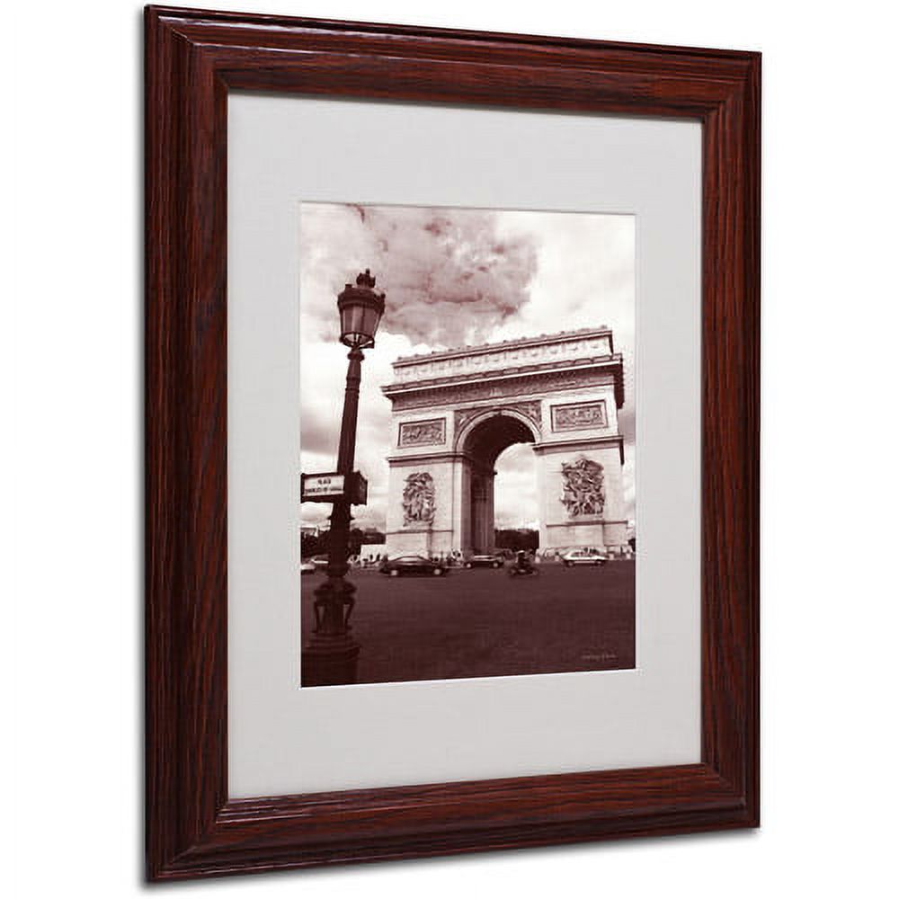 Trademark Fine Art 'Arc de Triomphe' Matted Framed Art by Kathy Yates
