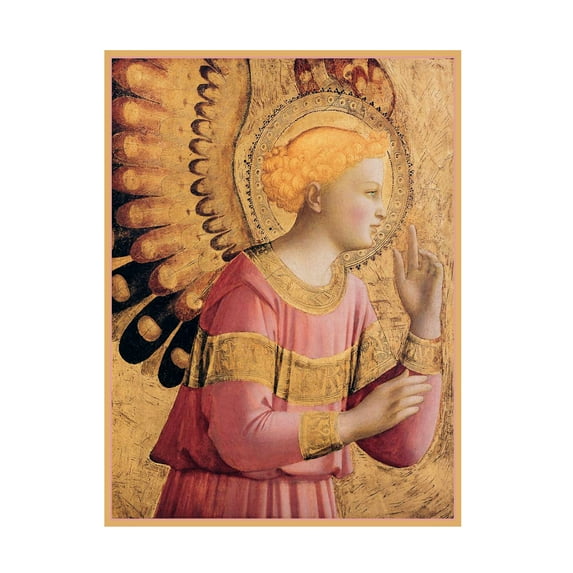 Trademark Fine Art Vintage Lavoie Archangel Gabriel Canvas Wall Art - 18x24