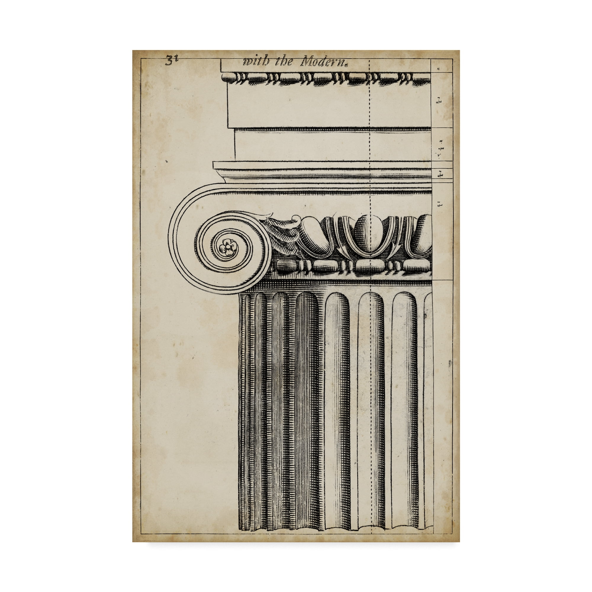 Trademark Fine Art 'Architectural Composition I' Canvas Art by Vision Studio