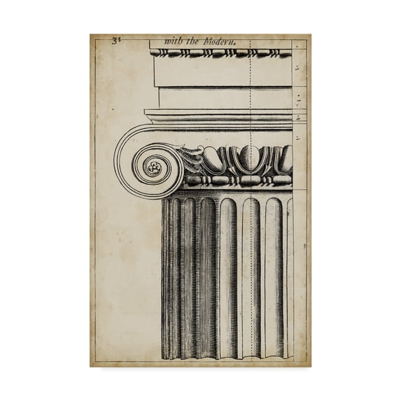 Trademark Fine Art 'Architectural Composition I' Canvas Art by Vision Studio