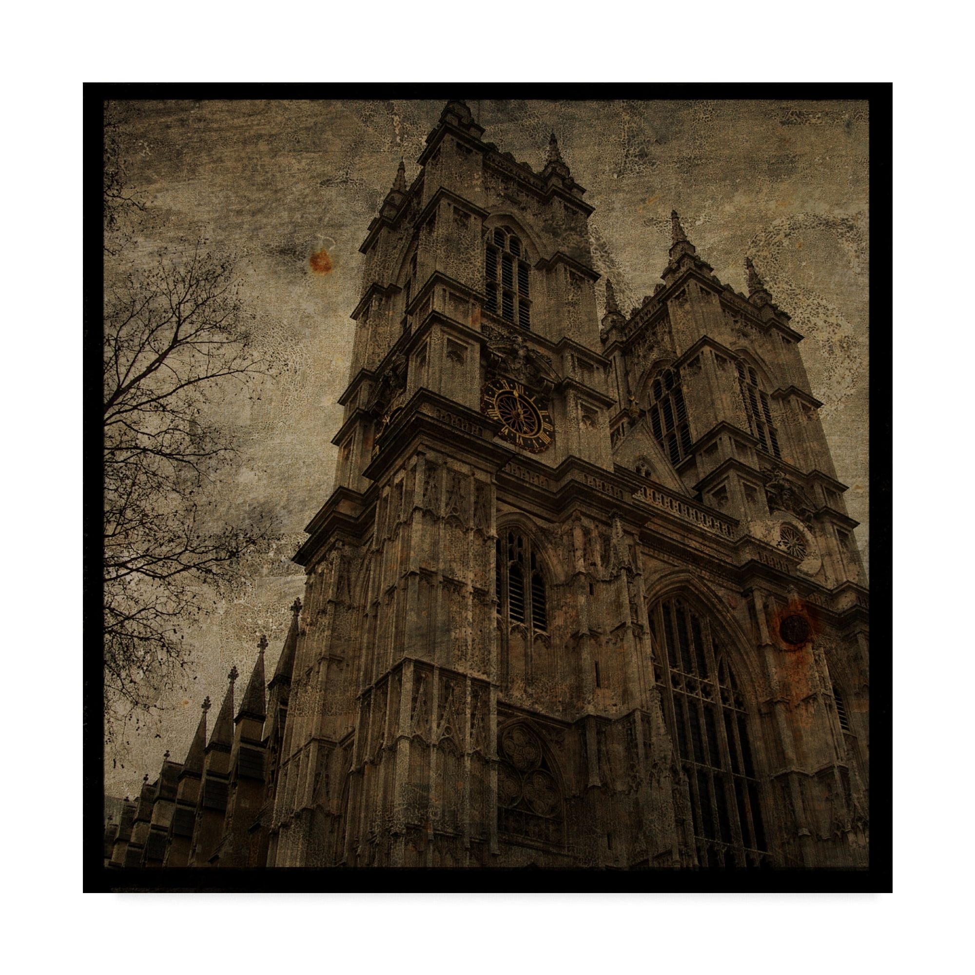 Trademark Fine Art Architecture Canvas Art ' West Minster Abbey ' by John W. Golden