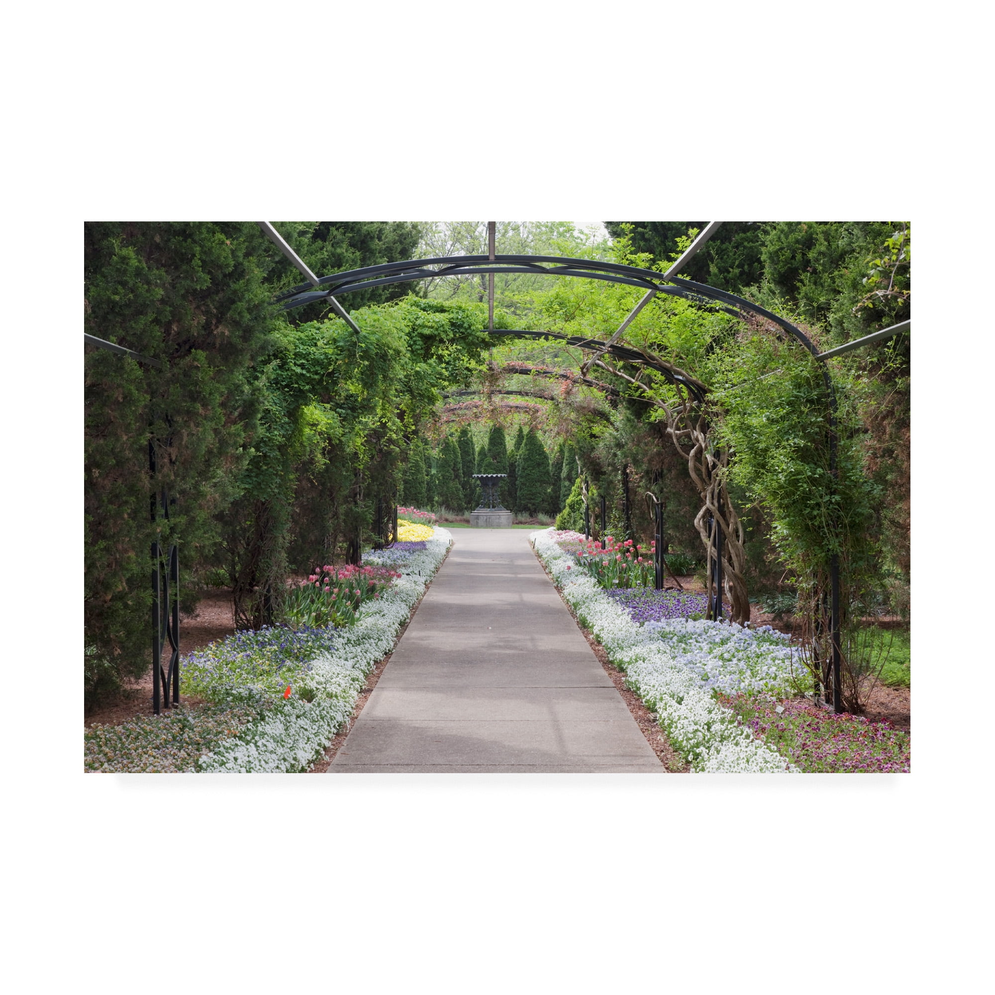 Trademark Fine Art 'Archway And Path Nashville Tennessee' Canvas Art by Monte Nagler