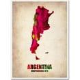 thumbnail image 1 of Trademark Fine Art "Argentina Watercolor Map" Canvas Art by Naxart, 1 of 3