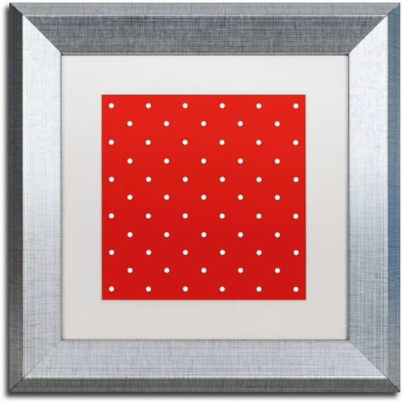 Trademark Fine Art "Aria III" Canvas Art by Color Bakery White Matte, Silver Frame