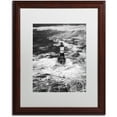 thumbnail image 1 of Trademark Fine Art "Armen Lighthouse Against Ruzica" Canvas Art by Mathieu Rivrin, White Matte, Wood Frame, 1 of 4