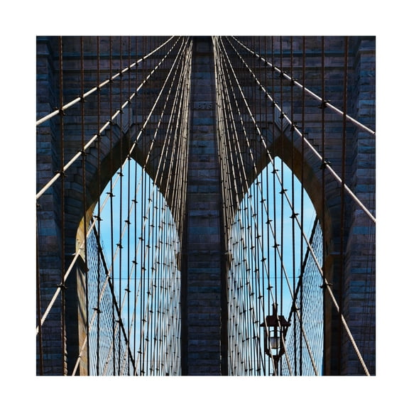 Trademark Fine Art Arnon Orbach Brooklyn Bridge New York Canvas Wall Art
