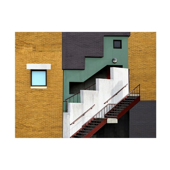 Trademark Fine Art Arnon Orbach Facade - Boston MA Canvas Wall Art