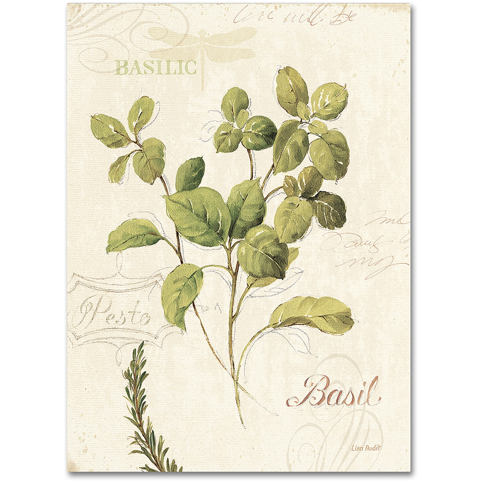 Modern Floral Framed Canvas Art in Natural Wood, 18" x 24"