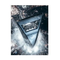 Trademark Fine Art Aron Tien The Triangle Canvas Wall Art