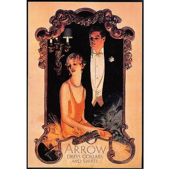Trademark Fine Art "Arrow Dress Collars & Shirts" Canvas Art by Joseph Leyendecker