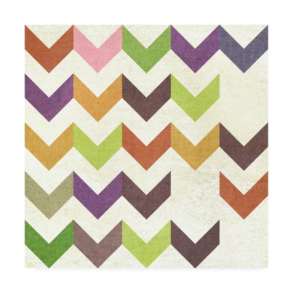 Trademark Fine Art 'Arrow Pattern I' Canvas Art by Jarman Fagalde