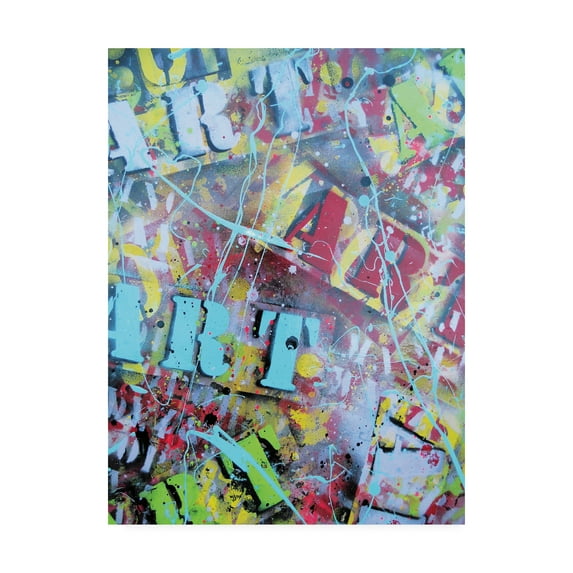 Trademark Fine Art 'Art Collage' Canvas Art by David Drioton
