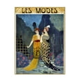 thumbnail image 1 of Trademark Fine Art Vintage Apple Collection Art Deco Fashion Ladies Canvas Wall Art - 14x19, 1 of 4