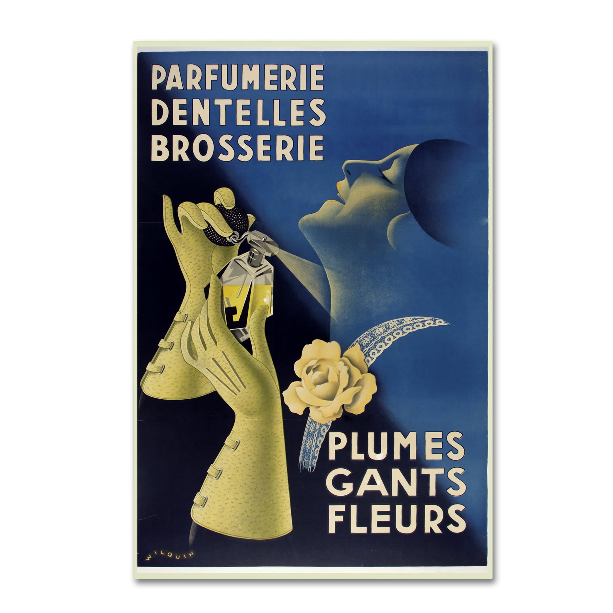 Trademark Fine Art 'Art Deco Gants Parfumerie' Canvas Art by Vintage Apple Collection