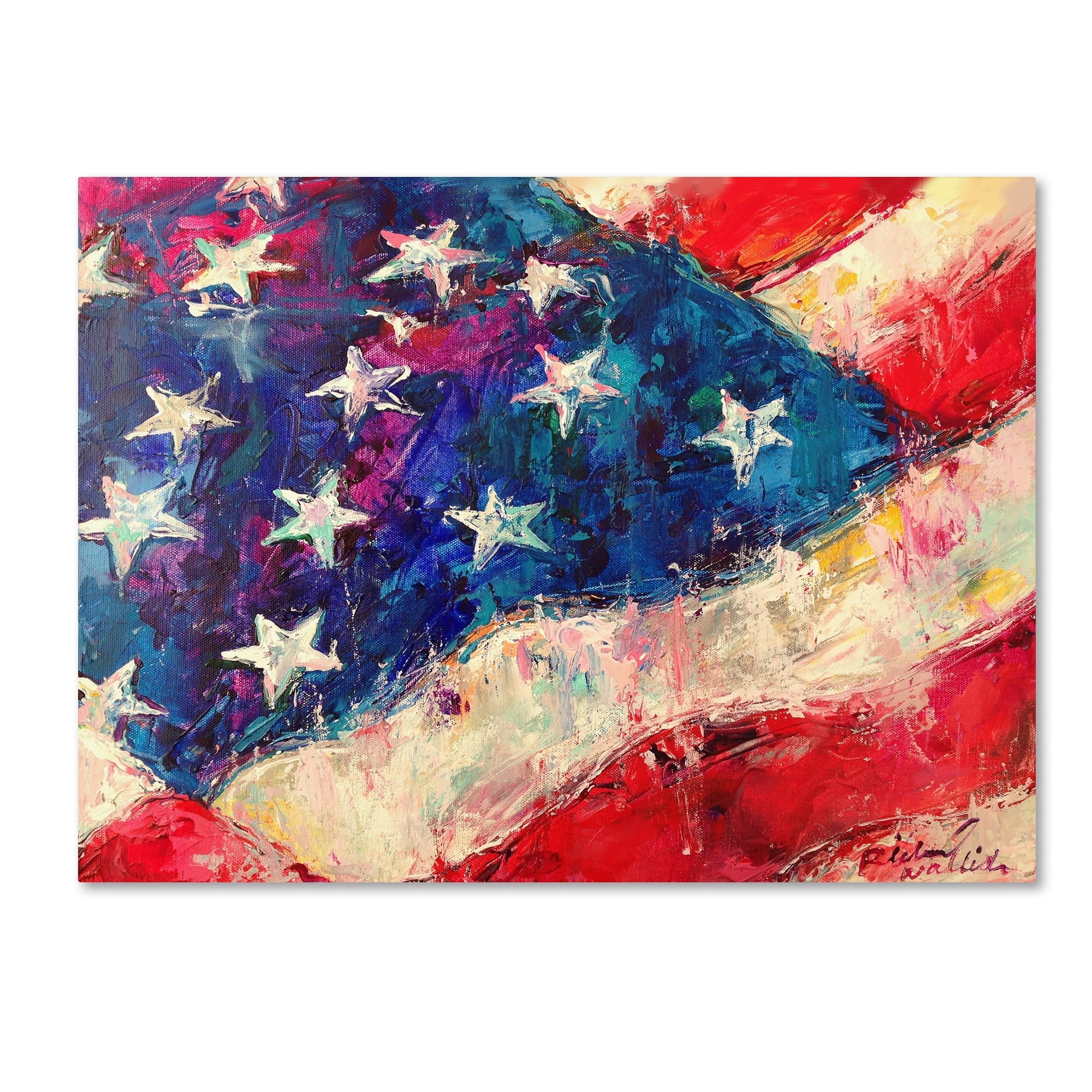 Trademark Fine Art 'Art Flag' Canvas Art by Richard Wallich