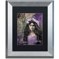 thumbnail image 1 of Trademark Fine Art "Art Nouveau Zodiac Taurus" Canvas Art by Color Bakery Black Matte, Silver Frame, 1 of 4