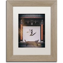Trademark Fine Art "Art Temple" Canvas Art by Philippe Hugonnard, White Matte, Birch Frame