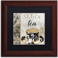 thumbnail image 1 of Trademark Fine Art "Art of Tea I" Canvas Art by Color Bakery Black Matte, Wood Frame, 1 of 1