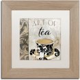thumbnail image 1 of Trademark Fine Art "Art of Tea I" Canvas Art by Color Bakery White Matte, Birch Frame, 1 of 4