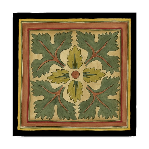 Trademark Fine Art 'Art sand Crafts Leaves III' Canvas Art by Jennifer Goldberger