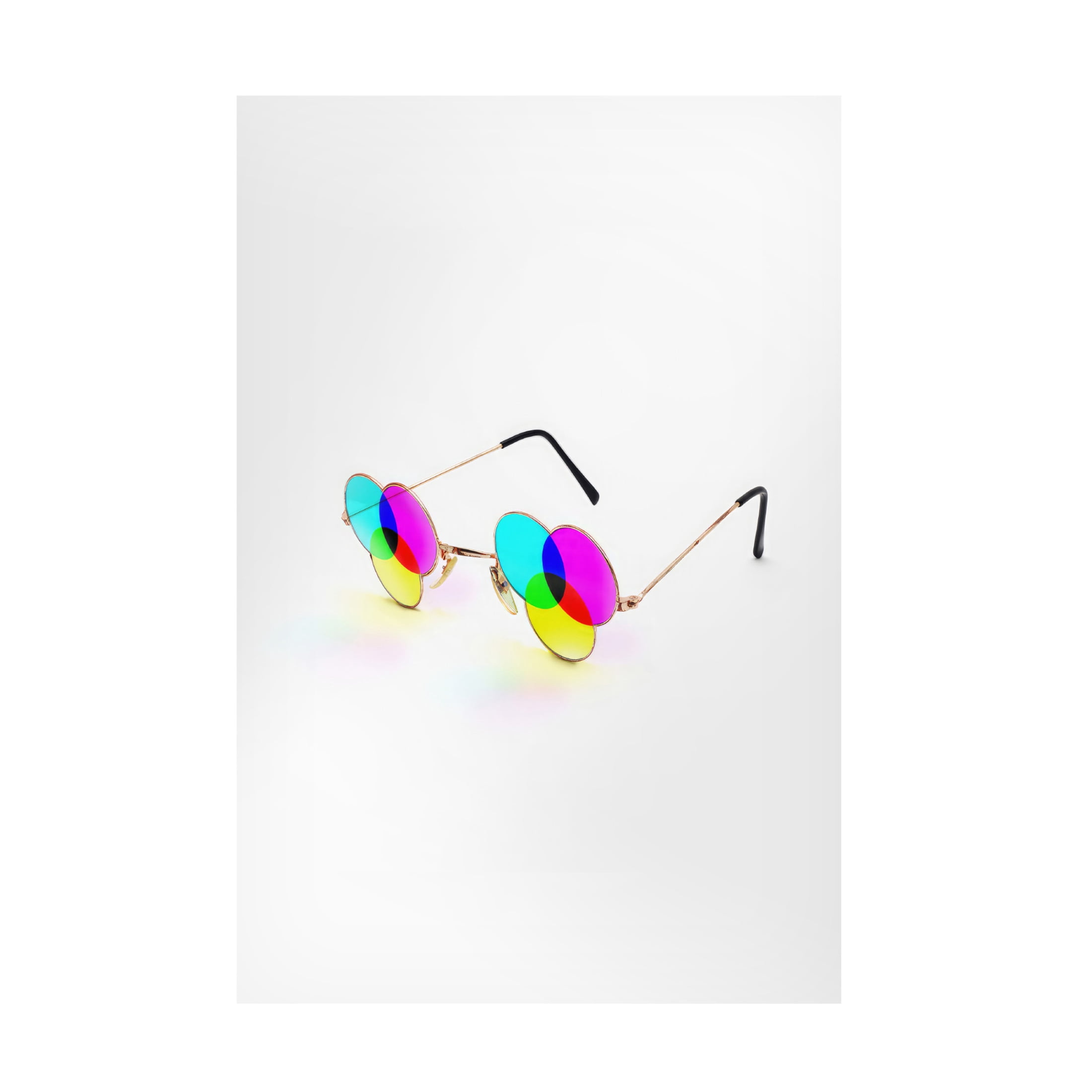 Trademark Fine Art Artem Pozdniakov  Cmyk Glasses Canvas Wall Art