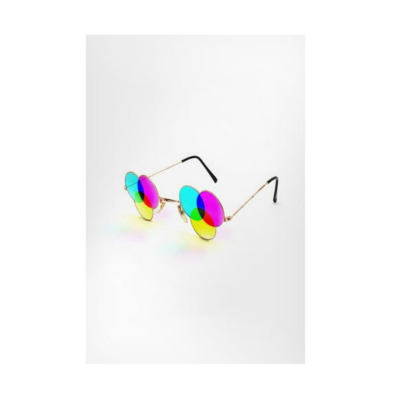 Trademark Fine Art Artem Pozdniakov  Cmyk Glasses Canvas Wall Art