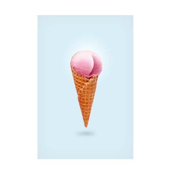 Trademark Fine Art Artem Pozdniakov Ice Cream Canvas Wall Art