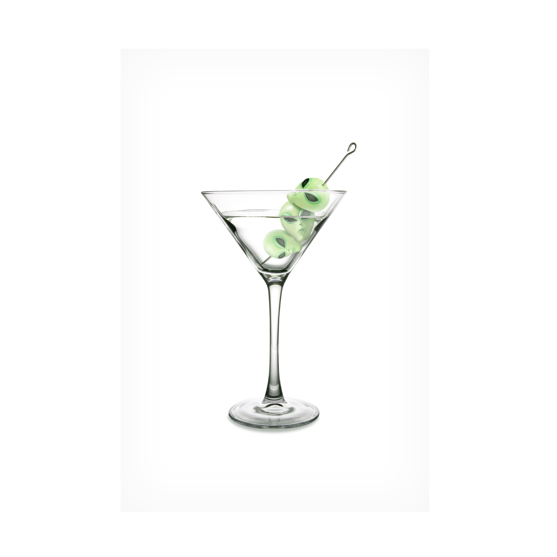 Trademark Fine Art Artem Pozdniakov UFO Martini Canvas Wall Art