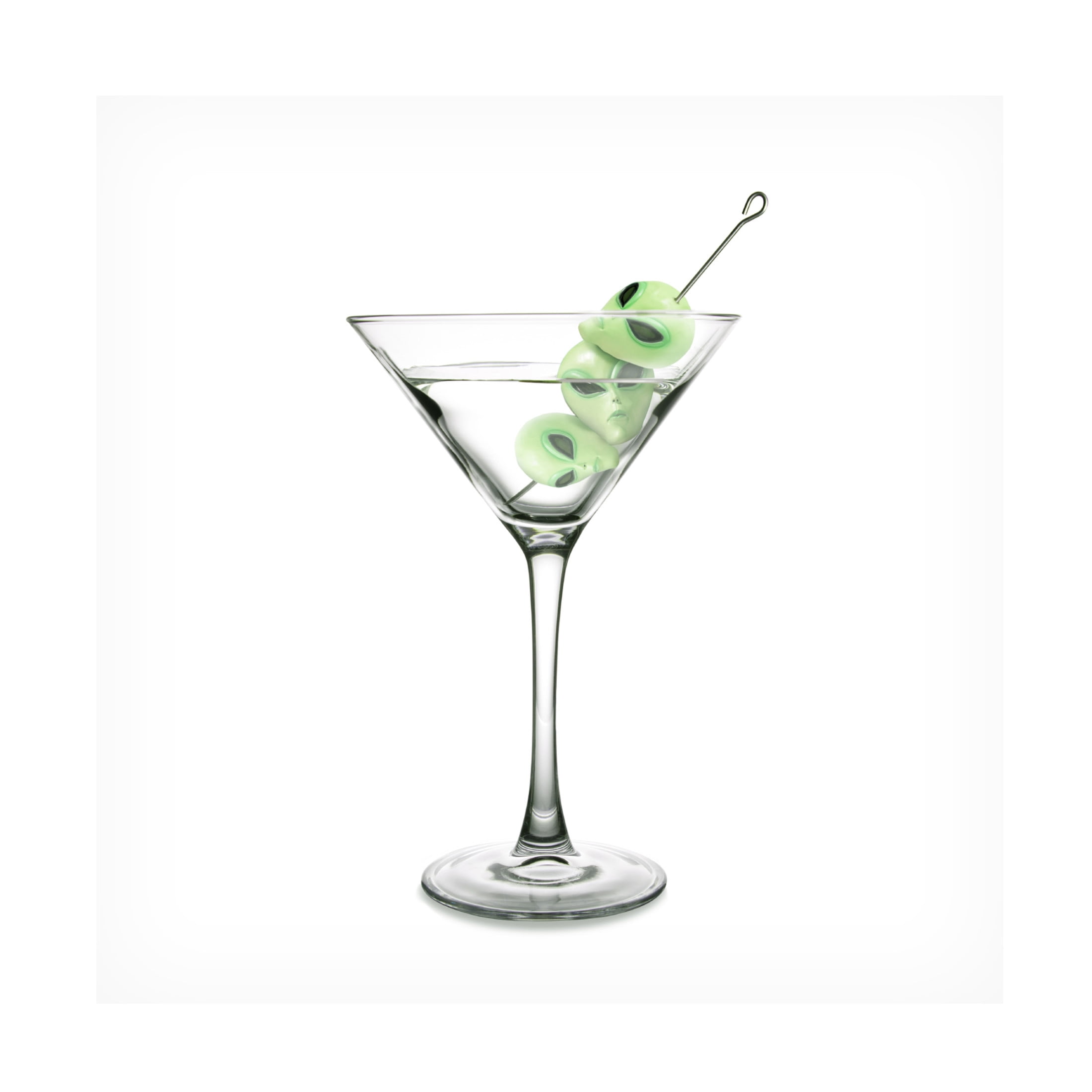 Trademark Fine Art Artem Pozdniakov  UFO Martini Canvas Wall Art